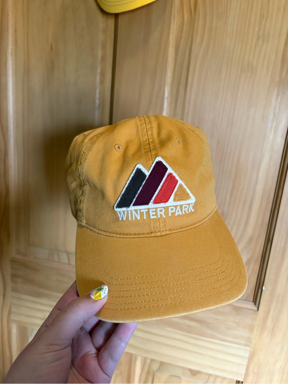 Winter Park Mustard Yellow Baseball Cap